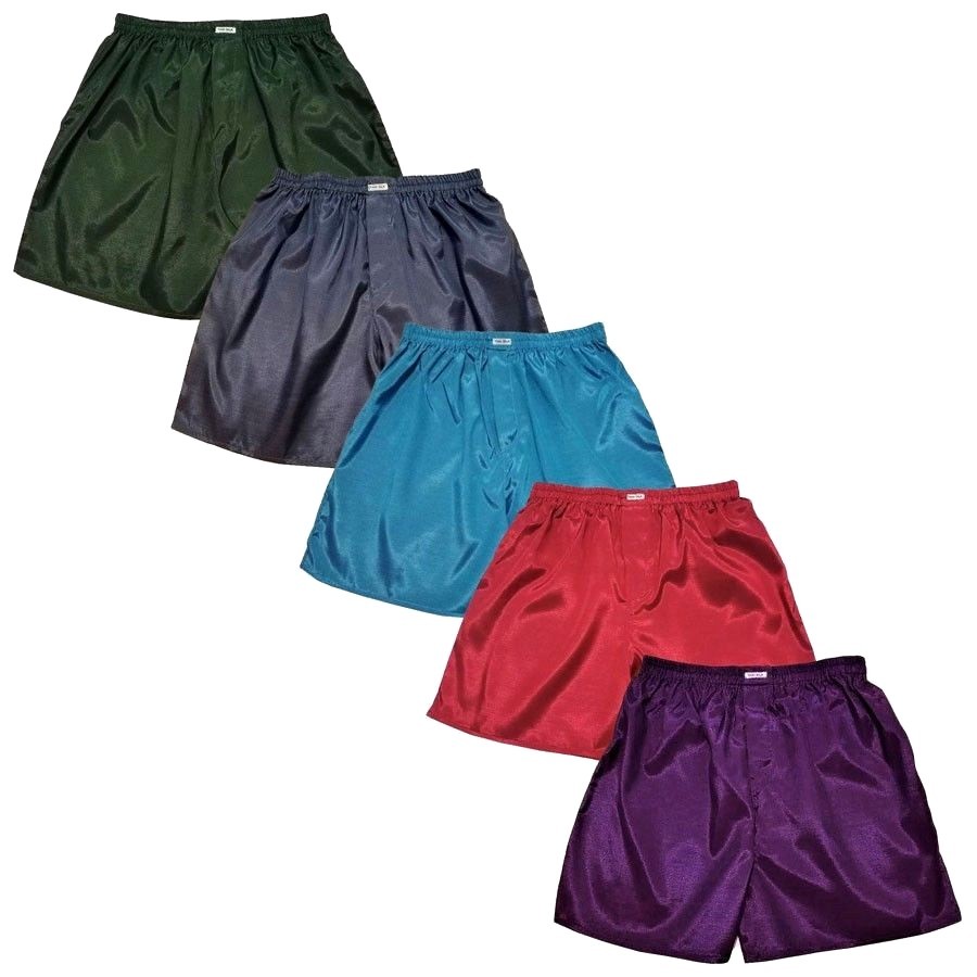 mens red silk boxer shorts